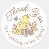 Classic_Pooh_and_Piglet_First_Birthday_Classic_Round_Sticker_1 Classic Pooh And Piglet First Birthday Classic Round Sticker