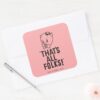 Classic_Porky_Pig__That's_All_Folks!__Square_Sticker_3 Classic Porky Pig Thats All Folks Square Sticker