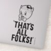 Classic_Porky_Pig__That's_All_Folks!__Sticker_1 Classic Porky Pig Thats All Folks Sticker