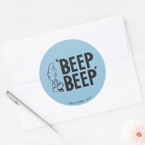 Classic_ROAD_RUNNER™_BEEP_BEEP!™_Classic_Round_Sticker_3 Classic ROAD RUNNER™ BEEP BEEP™ Classic Round Sticker