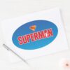 Classic_Superman_Bold_Logo_Oval_Sticker_3 Classic Superman Bold Logo Oval Sticker
