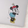 Classic_Vintage_Minnie_Mouse_Retro_Flower_Hat_Sticker_1 Classic Vintage Minnie Mouse Retro Flower Hat Sticker