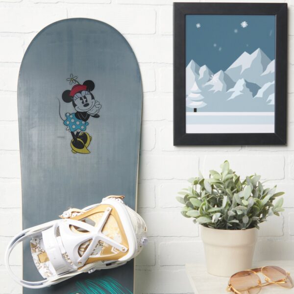 Classic_Vintage_Minnie_Mouse_Retro_Flower_Hat_Sticker_7 Classic Vintage Minnie Mouse Retro Flower Hat Sticker