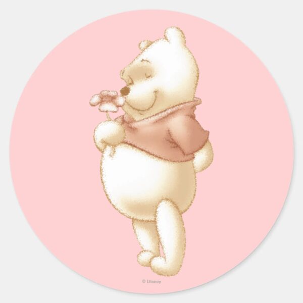 Classic_Winnie_the_Pooh_1_Classic_Round_Sticker_1 Classic Winnie The Pooh 1 Classic Round Sticker