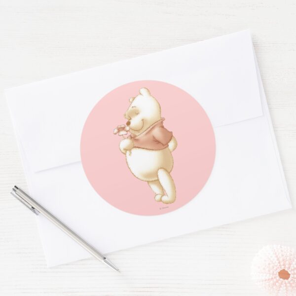 Classic_Winnie_the_Pooh_1_Classic_Round_Sticker_3 Classic Winnie The Pooh 1 Classic Round Sticker