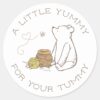 Classic_Winnie_the_Pooh_Baby_Shower_Favor_Classic_Round_Sticker_3 Classic Winnie The Pooh Baby Shower Favor Classic Round Sticker