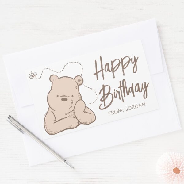 Classic_Winnie_the_Pooh___Happy_Birthday_Gift_Rectangular_Sticker_3 Classic Winnie The Pooh Happy Birthday Gift Rectangular Sticker