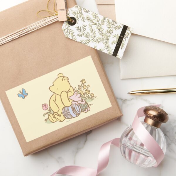 Classic_Winnie_the_Pooh_and_Piglet_1_Rectangular_Sticker_5 Classic Winnie The Pooh And Piglet 1 Rectangular Sticker