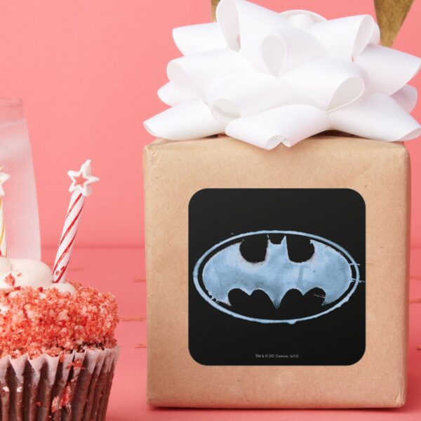 Coffee_Bat_Symbol_-_Blue_Square_Sticker_6 Coffee Bat Symbol Blue Square Sticker