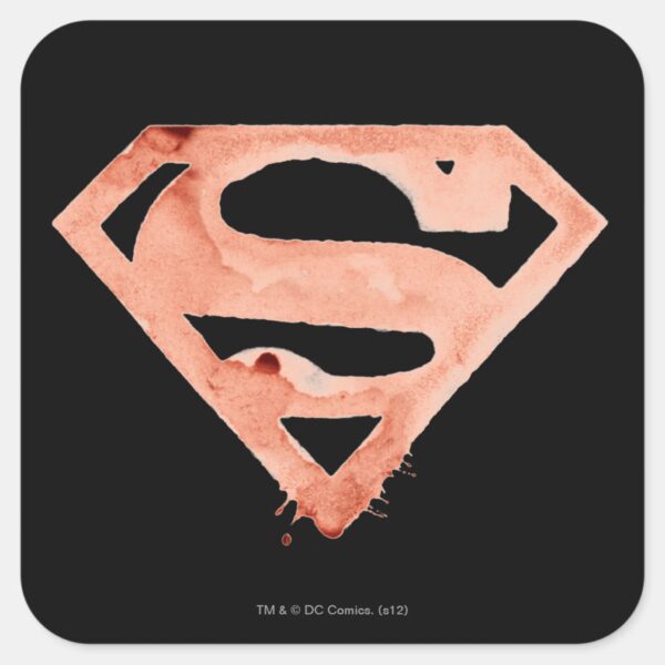 Coffee_S_Symbol_-_Red_Square_Sticker_1 Coffee S Symbol Red Square Sticker