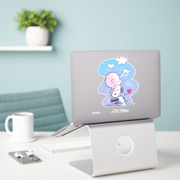 Comfort_&_Security___Charlie_&_Snoopy_Hug_Sticker_3 Comfort Security Charlie Snoopy Hug Sticker