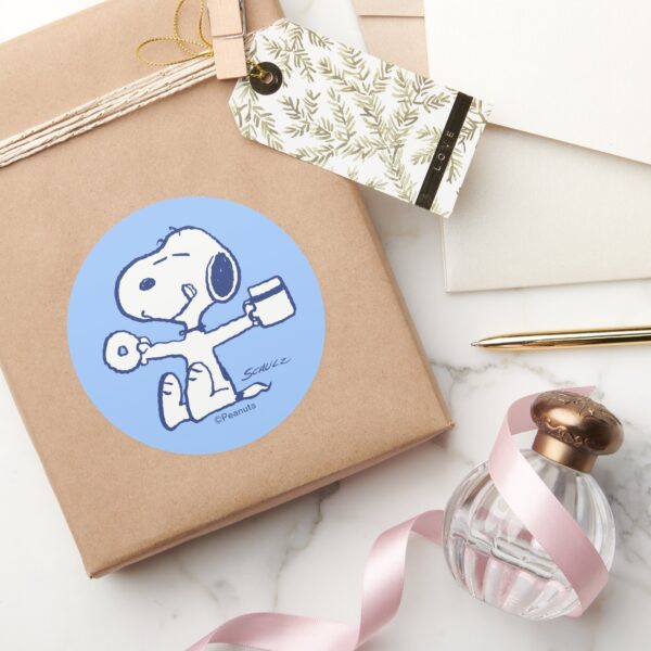 Comfort_&_Security___Happiness_is_Morning_Rituals_Classic_Round_Sticker_5 Comfort Security Happiness Is Morning Rituals Classic Round Sticker