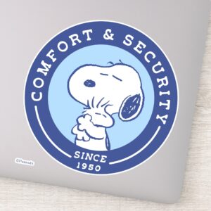Comfort_&_Security___Snoopy_&_Woodstock_Hug_Sticker_9 Comfort Security Snoopy Woodstock Hug Sticker 9