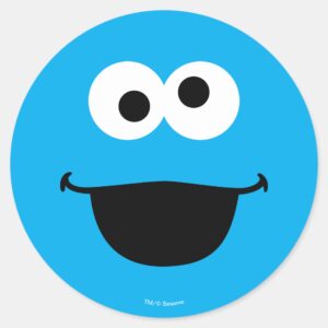 Cookie Face Art Classic Round Sticker