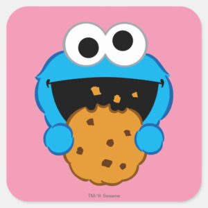 Cookie Face Square Sticker