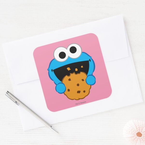 Cookie_Face_Square_Sticker_3 Cookie Face Square Sticker