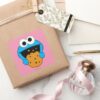 Cookie_Face_Square_Sticker_5 Cookie Face Square Sticker