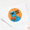 Cookie_Monster_-_Trick_Or_Treat_Classic_Round_Sticker_3 Cookie Monster Trick Or Treat Classic Round Sticker