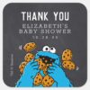 Cookie_Monster_Chalkboard_Baby_Shower_Thank_You_Square_Sticker_1 Cookie Monster Chalkboard Baby Shower Thank You Square Sticker