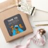 Cookie_Monster_Chalkboard_Baby_Shower_Thank_You_Square_Sticker_5 Cookie Monster Chalkboard Baby Shower Thank You Square Sticker