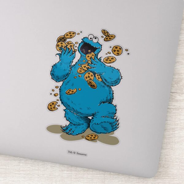 Cookie_Monster_Crazy_Cookies_Sticker_1 Cookie Monster Crazy Cookies Sticker