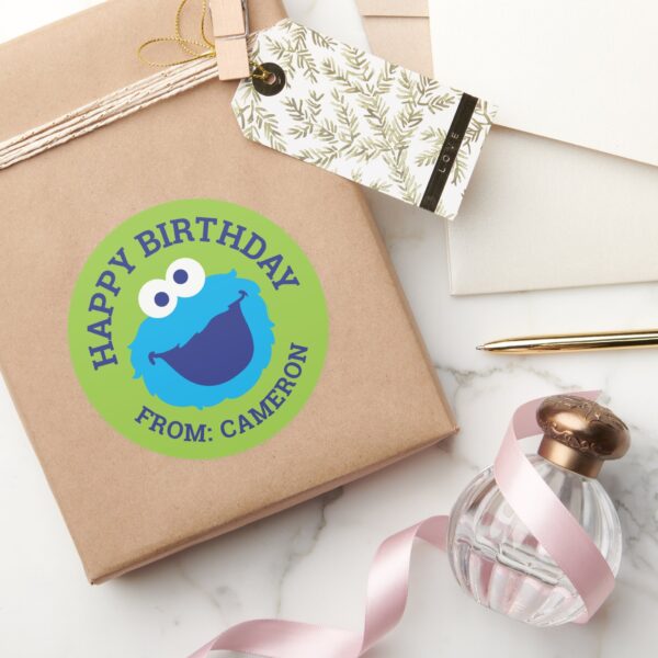 Cookie_Monster_Face___Happy_Birthday_Gift_Tag_5 Cookie Monster Face Happy Birthday Gift Tag