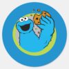 Cookie_Monster_Image_Classic_Round_Sticker_1 Cookie Monster Image Classic Round Sticker