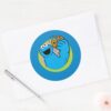 Cookie_Monster_Image_Classic_Round_Sticker_3 Cookie Monster Image Classic Round Sticker
