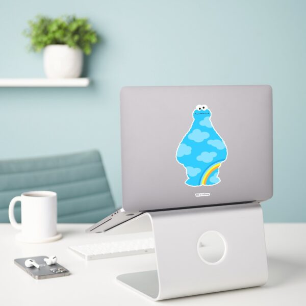 Cookie_Monster_Rainbows_Sticker_3 Cookie Monster Rainbows Sticker