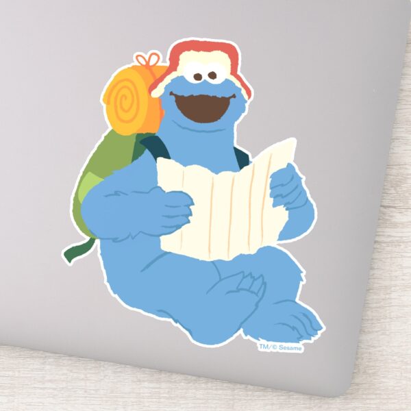 Cookie_Monster_Reading_A_Map_Sticker_1 Cookie Monster Reading A Map Sticker
