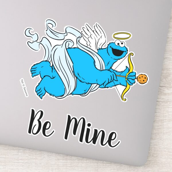 Cookie_Monster_Valentine's_Cupid_Sticker_1 Cookie Monster Valentines Cupid Sticker