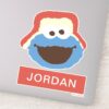Cookie_Monster_Woodland_Face___Add_Your_Name_Sticker_1 Cookie Monster Woodland Face Add Your Name Sticker