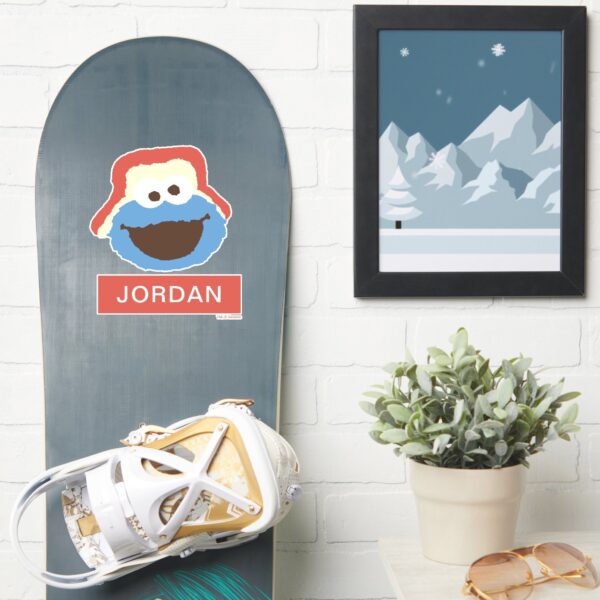 Cookie_Monster_Woodland_Face___Add_Your_Name_Sticker_7 Cookie Monster Woodland Face Add Your Name Sticker