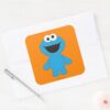 Cookie_Monster_Wool_Style_Square_Sticker_3 Cookie Monster Wool Style Square Sticker