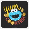 Cookie_Monster_Yum_Square_Sticker_1 Cookie Monster Yum Square Sticker