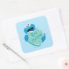 Cookie_Monster__Be_Mine__Valentine's_Heart_Candy_Square_Sticker_3 Cookie Monster Be Mine Valentines Heart Candy Square Sticker