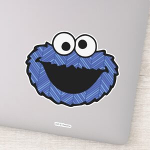 Cookie Monster 80s Throwback Sticker