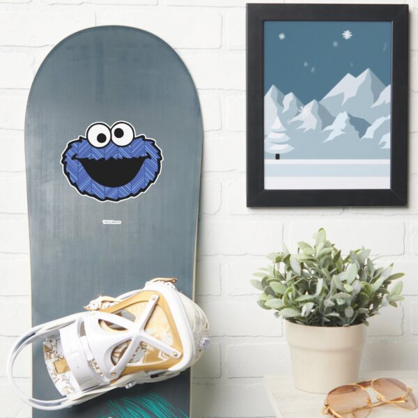 Cookie Monster 80s Throwback Sticker