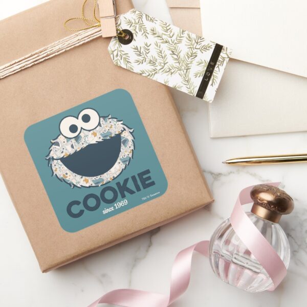 Cookie_Monster___Cookie_Since_1969_Square_Sticker_5 Cookie Monster Cookie Since 1969 Square Sticker