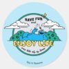 Cookie_Monster___Enjoy_Life_One_Bite_at_a_Time_Classic_Round_Sticker_1 Cookie Monster Enjoy Life One Bite At A Time Classic Round Sticker