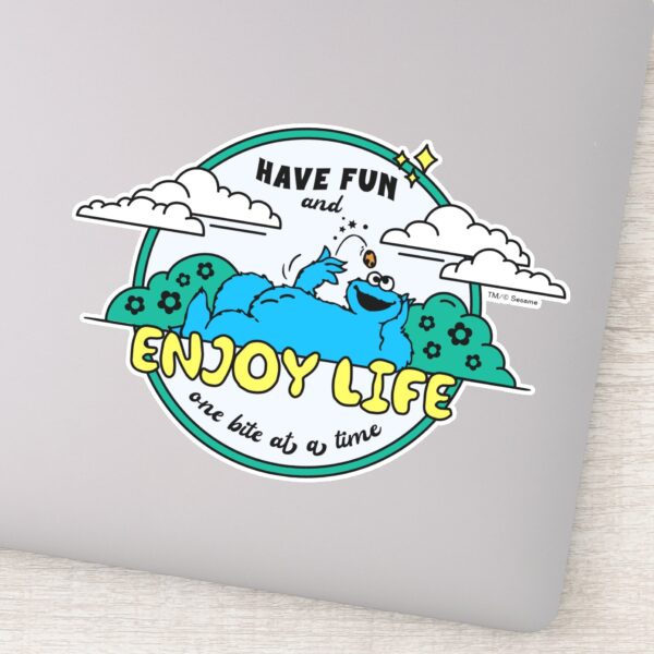 Cookie_Monster___Enjoy_Life_One_Bite_at_a_Time_Sticker_1 Cookie Monster Enjoy Life One Bite At A Time Sticker