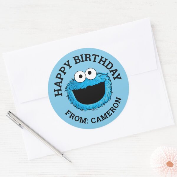 Cookie_Monster___Happy_Birthday_Gift_Tag_3 Cookie Monster Happy Birthday Gift Tag