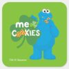 Cookie_Monster___Shamrock_Love_Square_Sticker_1 Cookie Monster Shamrock Love Square Sticker