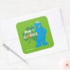 Cookie_Monster___Shamrock_Love_Square_Sticker_3 Cookie Monster Shamrock Love Square Sticker