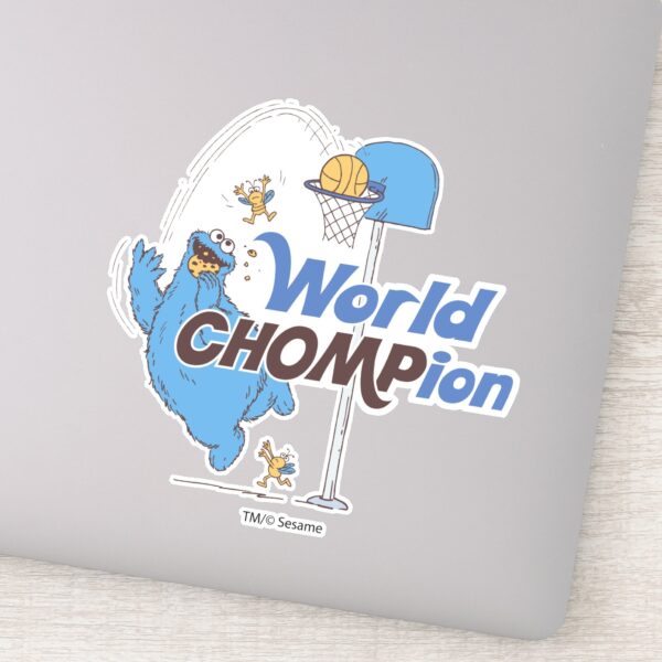 Cookie_Monster___Shooting_Basketball_Hoops_Sticker_1 Cookie Monster Shooting Basketball Hoops Sticker