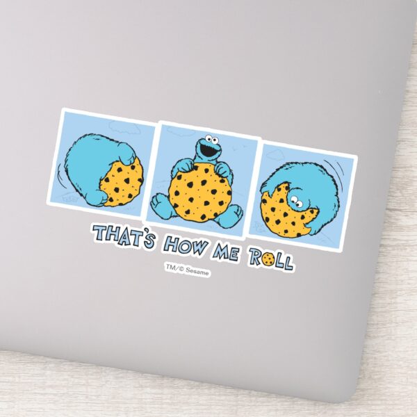 Cookie_Monster___That's_How_Me_Roll_Sticker_1 Cookie Monster Thats How Me Roll Sticker