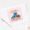 Cookie_Monster___Valentine's_Day_Quote_Square_Sticker_3 Cookie Monster Valentines Day Quote Square Sticker