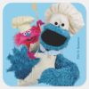 Cookie_Monster's_Foodie_Truck_Friends_Square_Sticker_1 Cookie Monsters Foodie Truck Friends Square Sticker