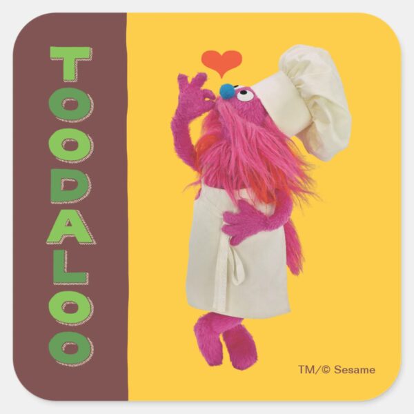 Cookie_Monster's_Foodie_Truck___Toodaloo_Square_Sticker_1 Cookie Monsters Foodie Truck Toodaloo Square Sticker