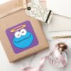 Cookie_Smiling_Face_with_Halo_Square_Sticker_5 Cookie Smiling Face With Halo Square Sticker